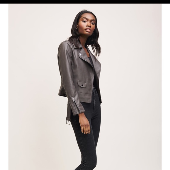 Dynamite belted faux leather jacket - Picture 2 of 5